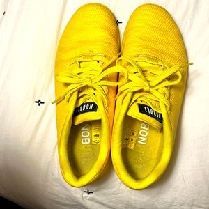 Yellow nobull trainers
